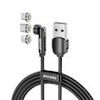کابل تبدیل USB به لایتنینگ / USB-C / microUSB پرودو مدل 3in1 rotating connector طول 1 متر