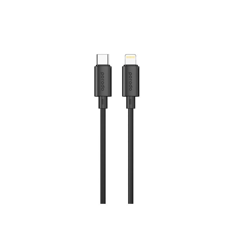 کابل تبدیل USB-C به Lightning پرودو مدل 27W PD طول 1.2 متر