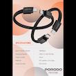 کابل مچیUSB-C پرودو مدل PDETK20BK طول 0.2 متر