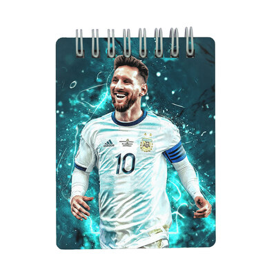 دفترچه یادداشت طرح لیونل مسی Lionel Messi تیم ملی فوتبال آرژانتین