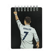 دفترچه یادداشت طرح کریستیانو رونالدو تیم فوتبال رئال مادرید Cristiano Ronaldo CR7 Real Madrid