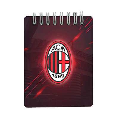 دفترچه یادداشت طرح تیم فوتبال آ ث میلان AC Milan ورزشگاه سن سیرو San Siro