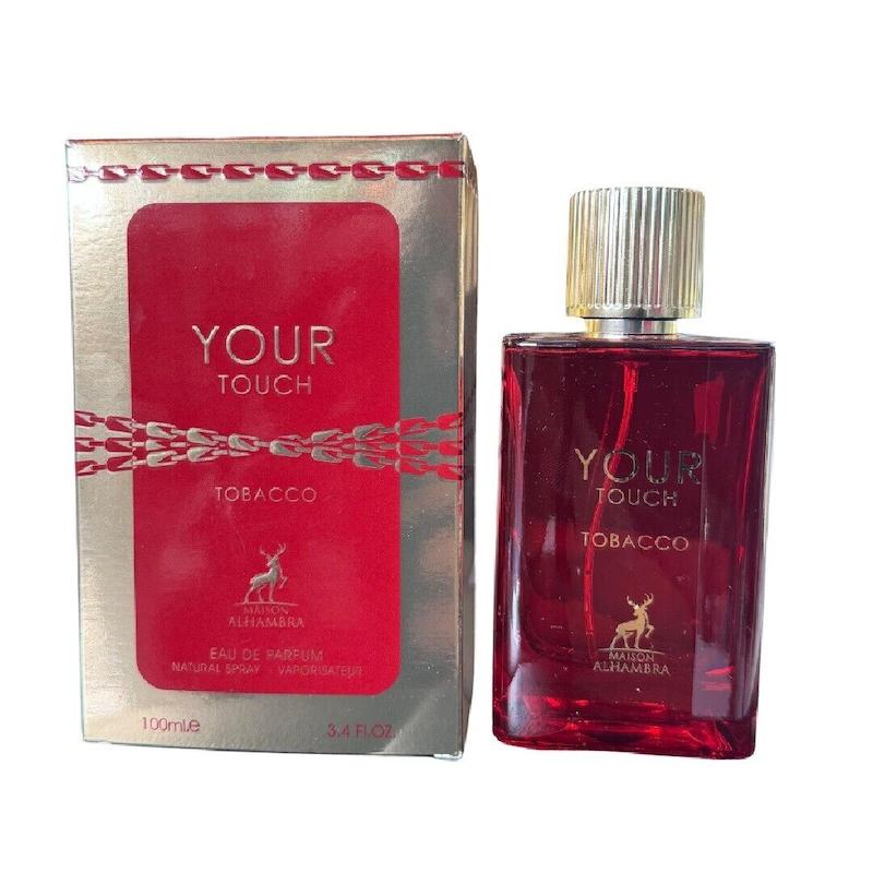 ادکلن ادوپرفیوم مردانه یورتاچ توباکو الحمبرا Alhambra your touch tobacco حجم 100 میلی‌لیتر