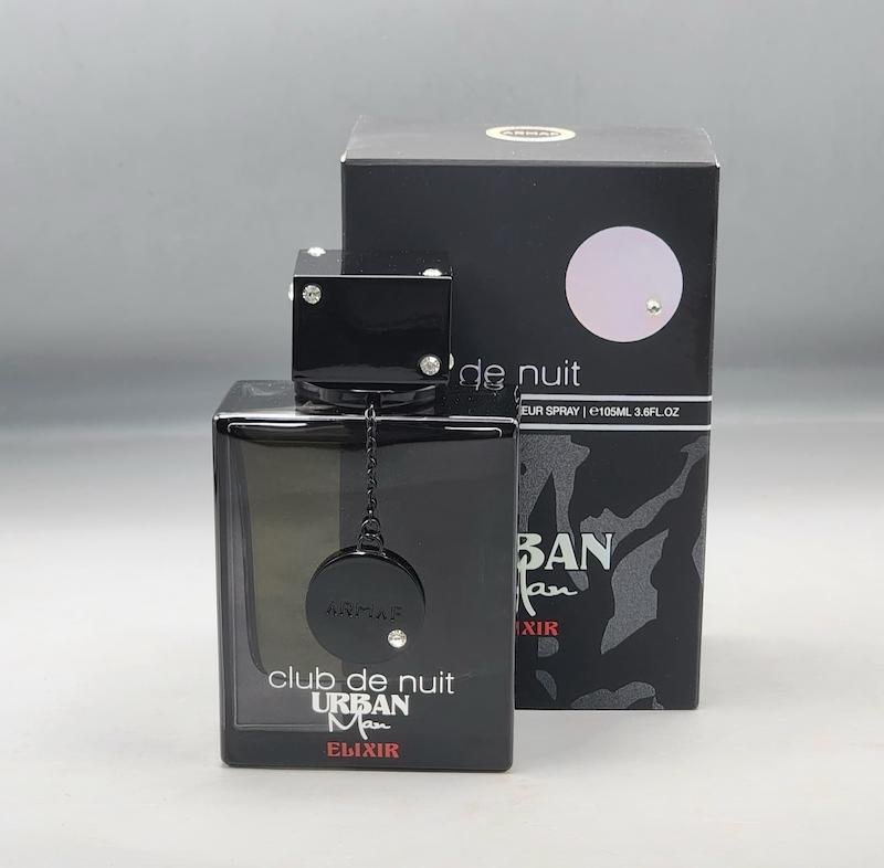 ادکلن ادوپرفیوم مردانه کلاب د نویت اوربان الکسیر Club de nuit Urban Elixir حجم 105 میلی‌لیتر