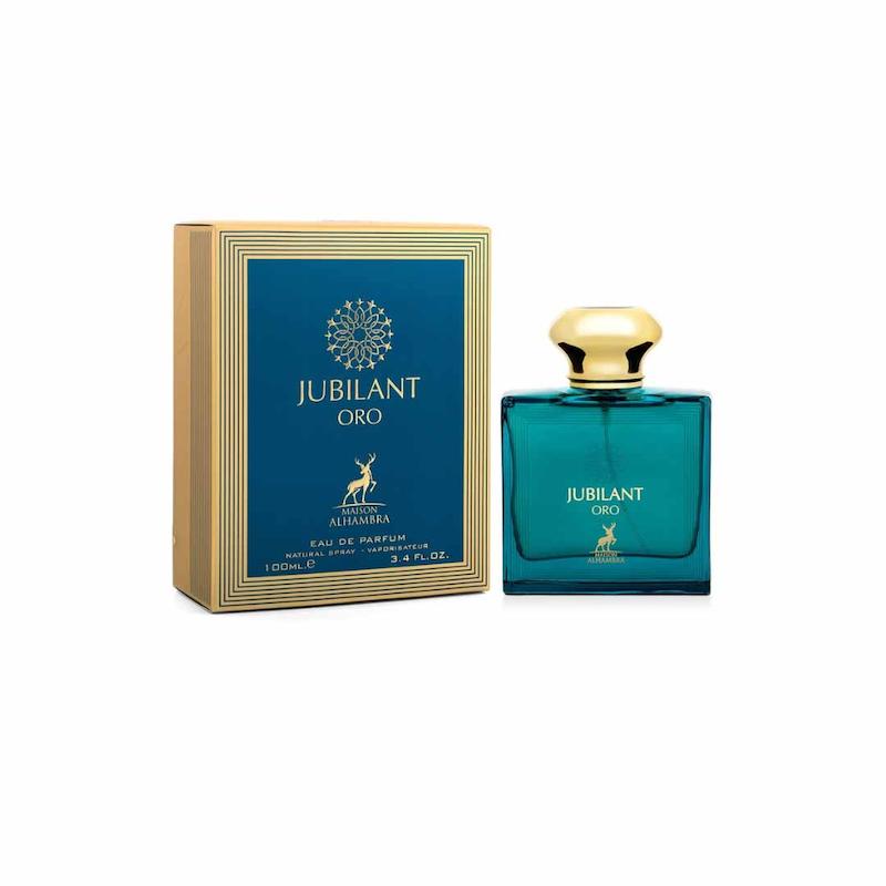 ادکلن ادوپرفیوم مردانه جوبیلانت اورو شرکت الحمبرا Alhambra Jubilant ORO حجم ۱۰۰ میلی لیتر