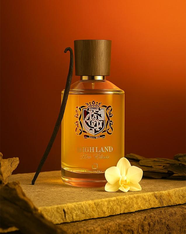ادکلن ادوپرفیوم زنانه هایلند هر الکسایر (زرد) HIGHLAND HER ELIXIR حجم ۱۰۰ میلی‌لیتر