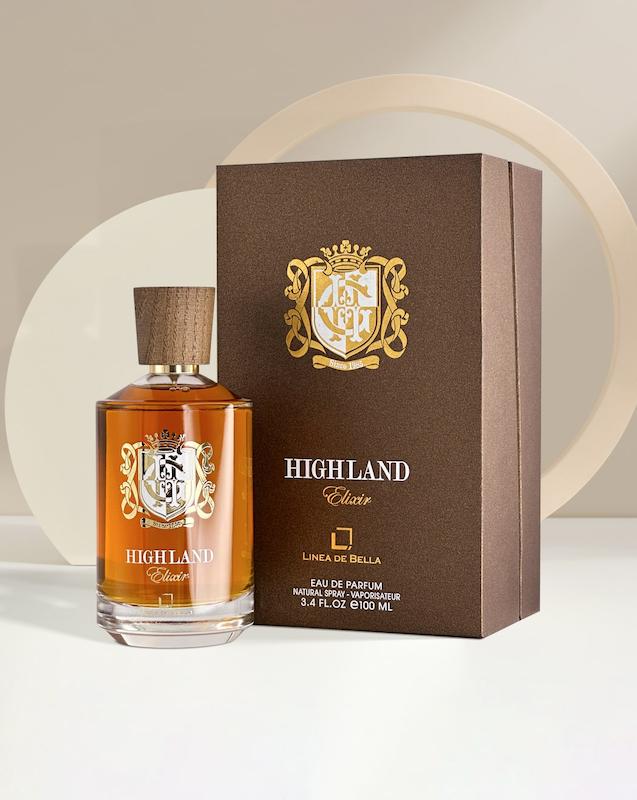 ادکلن ادوپرفیوم مردانه هایلند الکسایر (قهوه ای)  HIGHLAND ELIXIR حجم 100 میلی لیتر