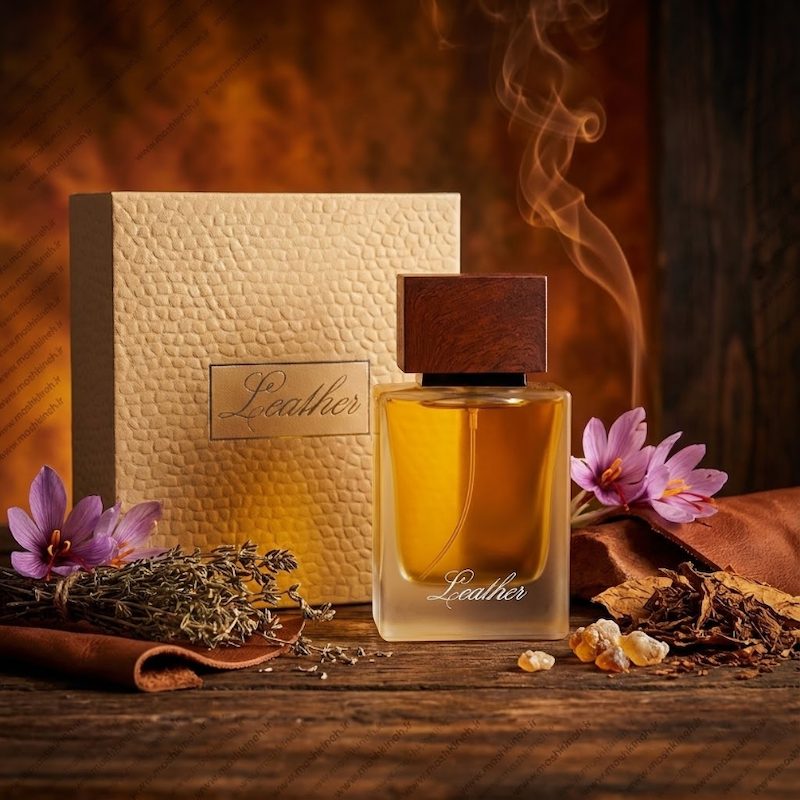 ادکلن ادوپرفیوم زنانه و مردانه لِدِر برند احمد المغربی Ahmed Al Maghribi Leather حجم ۵۰ میلی‌لیتر