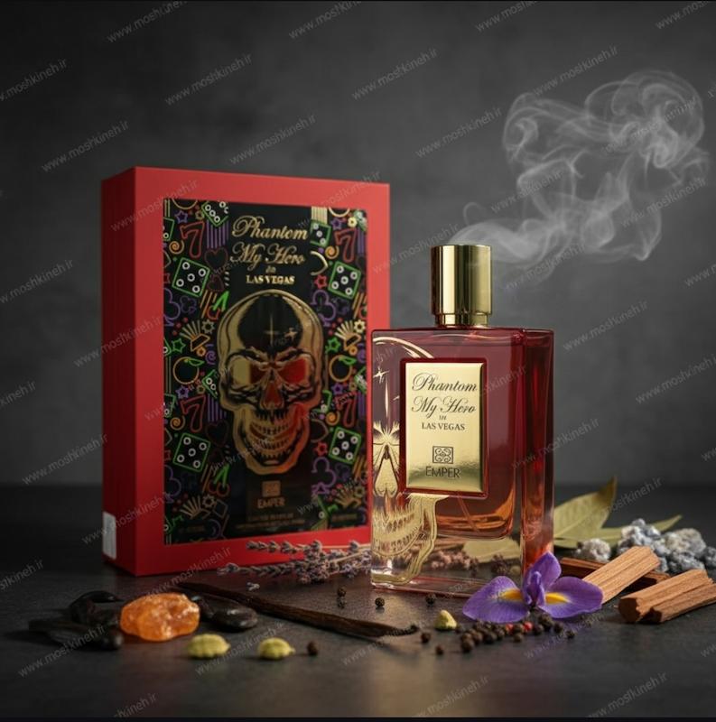 ادکلن ادوپرفیوم مردانه فانتوم مای هیرو لاس وگاس برند امپر Emper Phantom My Hero In Las Vegas حجم 100 میلی لیتر