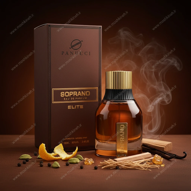 ادکلن ادوپرفیوم مردانه پانوچی سوپرانو الیت برند دمونت پاریس Dumont Paris Panucci Soprano Eliteحجم 100 میلی لیتر