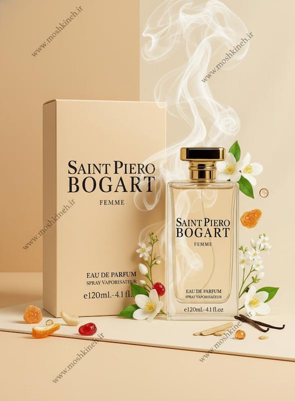 ادکلن ادوپرفیوم زنانه بوگارت برند سنت پیرو SAINT PIERO BOGART FEMALE حجم 120 میلی لیتر