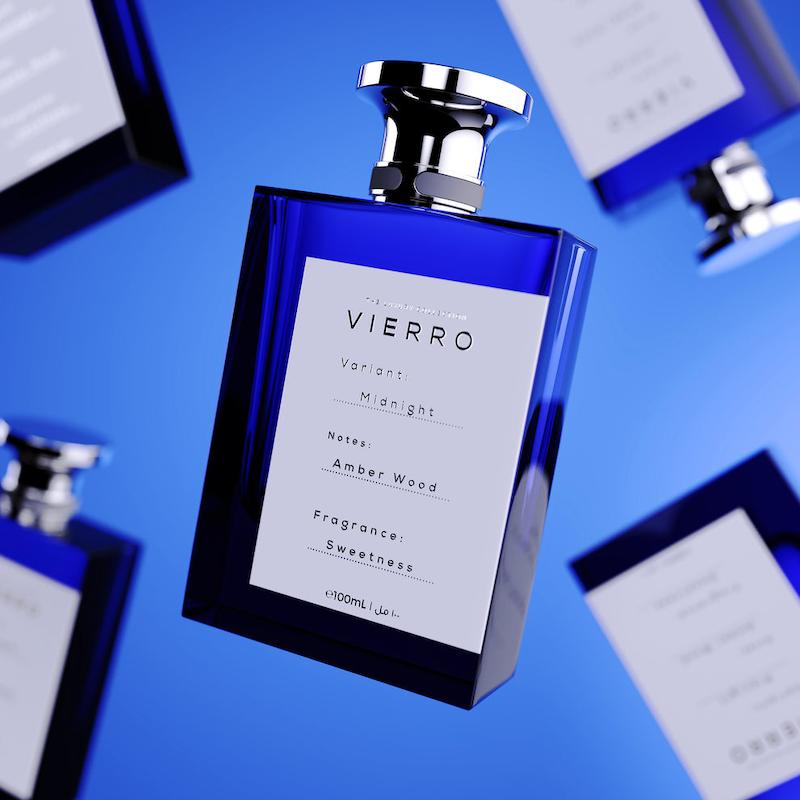ادکلن مردانه میدنایت برند ویئرو VIERRO MIDNIGHT حجم ۱۰۰ میلی‌لیتر