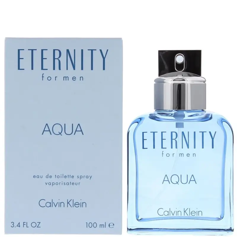 ادکلن مردانه اترنیتی اکوا برند کلوین کلاین Calvin Klein ETERNITY AQUA for men EDT حجم ۱۰۰ میلی‌لیتر
