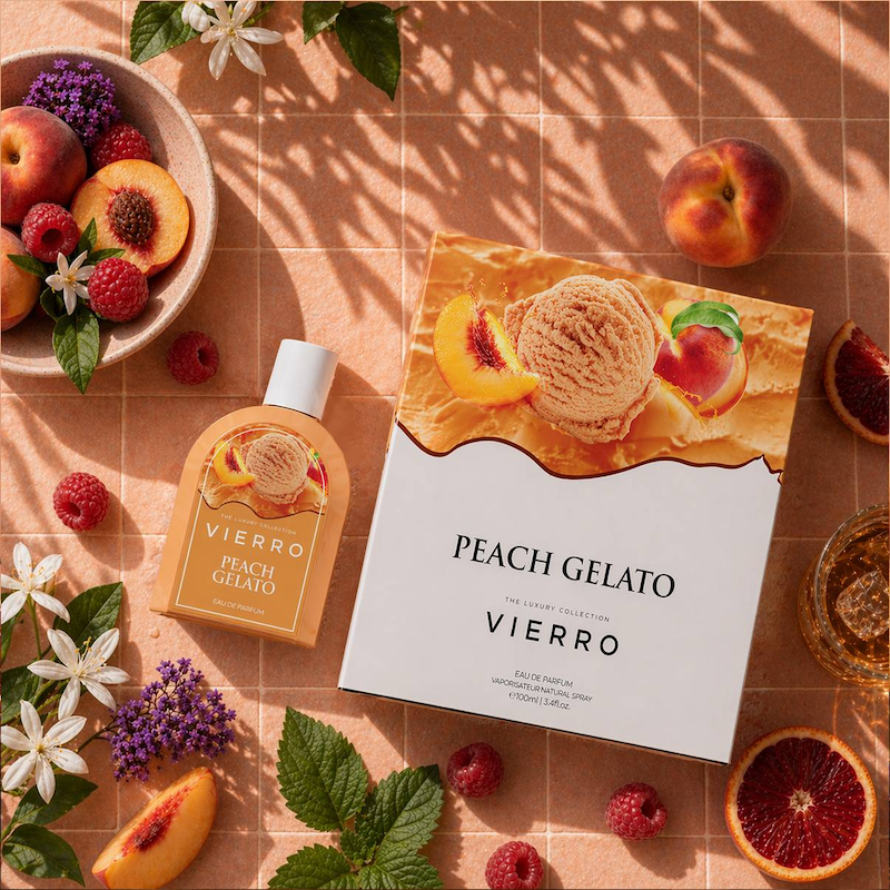 ادکلن ادوپرفیوم زنانه ویئرو پیچ گلاتو | Vierro Peach Gelato