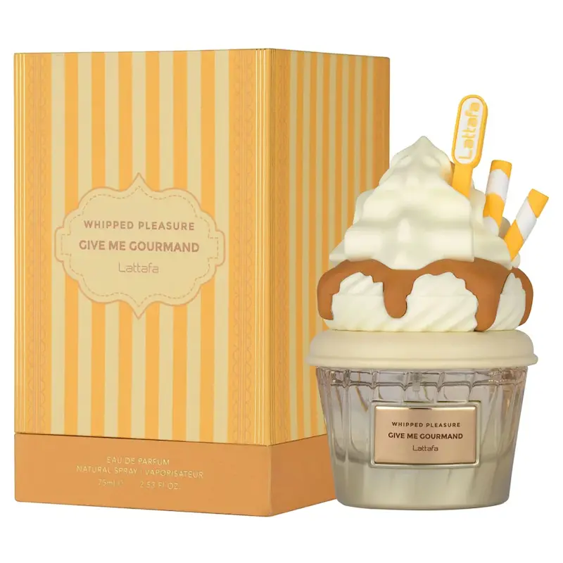 ادکلن ادوپرفیوم زنانه مردانه لطافه گیو می گورماند ویپد پلژر | Lattafa Give Me Gourmand Whipped Pleasure 