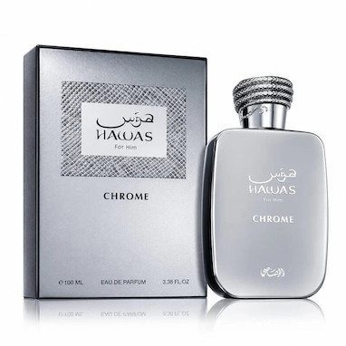 ادکلن رصاصی هوس کروم (Rasasi Hawas Chrome) – رایحه هلو، انبه و وانیل