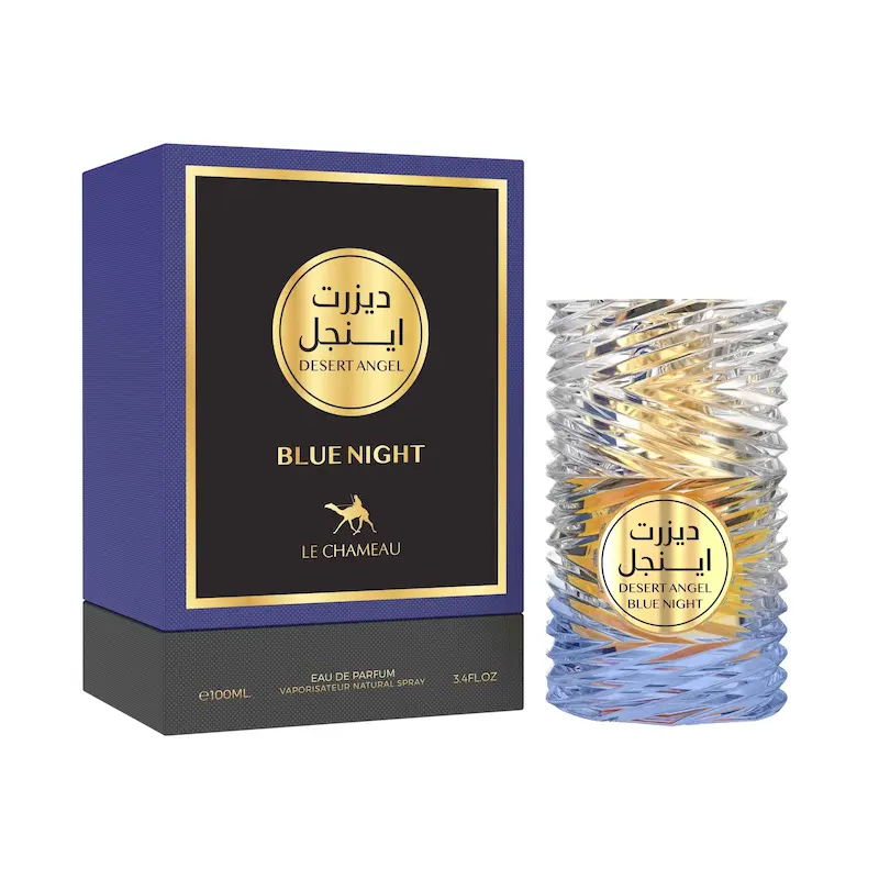ادکلن ادوپرفیوم زنانه له شامو دزرت انجل بلو نایت | Le Chameau Desert Angel blue Night 