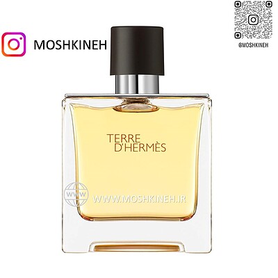 ادوپرفیوم اورجینال مردانه هرمس تری (تق) د هرمس Hermes Terre D' Hermes Pure Perfum حجم 75 میلی لیتر