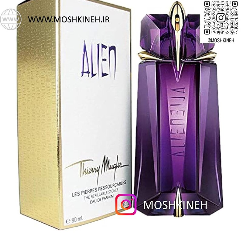 ادوپرفیوم زنانه تیری موگلر آلین Thierry Mugler - Alien حجم 90 میلی لیتر