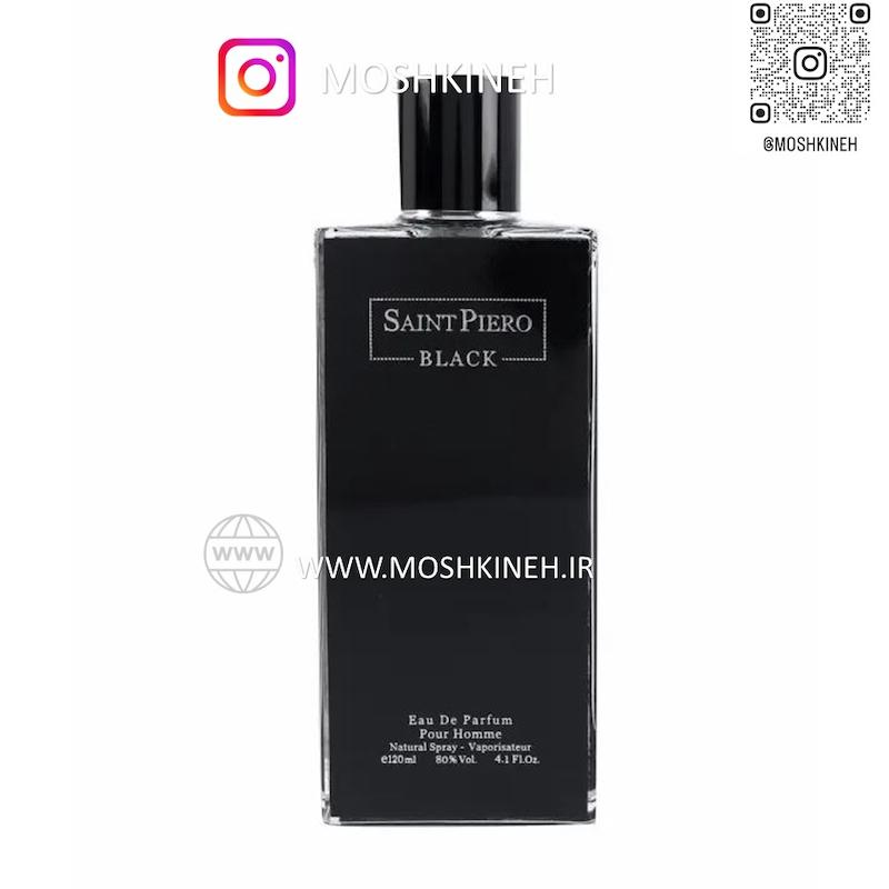ادوپرفیوم مردانه سن (سنت) پیرو بلک (مشکی) حجم 120 میلی لیتر saint piero black 120ml