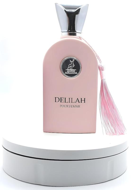 ادکلن ادوپرفیوم زنانه دلیله (دلیلا) فور فم الحمبرا Delilah Pour Femme حجم 100 میلی لیتر
