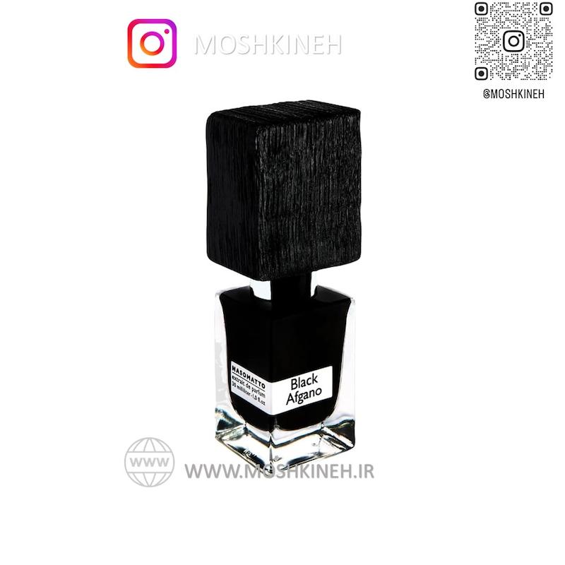 ادکلن پرفیوم اکستریت زنانه و مردانه بلک افغان اصل - ناسووماتو بلک افگانو Nasomattto Black Afgano حجم 30 میلی لیتر