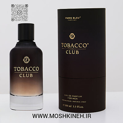 ادکلن ادوپرفیوم مردانه توباکو کلاب پارییس بلو TOBACCO CLUB SPPC PARIIS BLEU حجم ۱۰۰ میلی لیتر