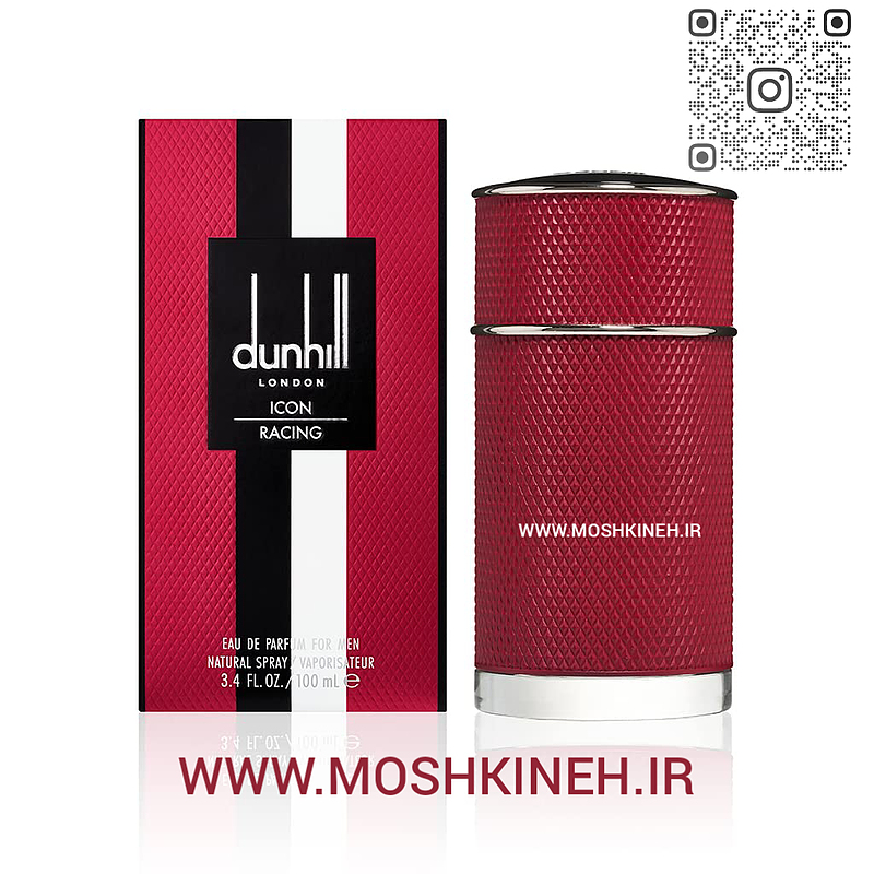 ادکلن ادوتویلت مردانه دانهیل آیکون ریسینگ قرمز حجم ۱۰۰ میلی لیتر Dunhill Icon Racing Red EDT