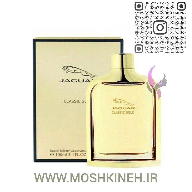 ادکلن ادوتویلت مردانه جگوار کلاسیک گلد (طلایی) Jaguar Classic Gold حجم ۱۰۰ میلی‌لیتر