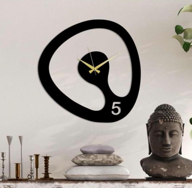 ساعت دیواری فلزی کد ۱۰۰۷