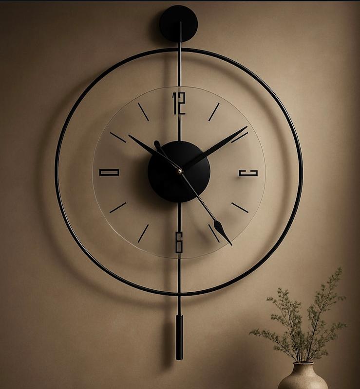 ساعت دیواری فلزی اونگ ثابت کد ۱۰۱۴