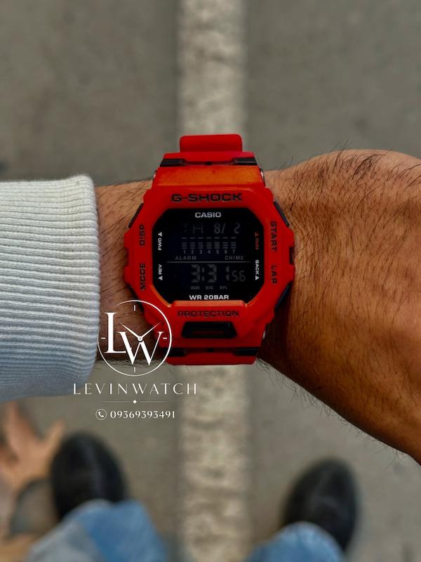 ساعت مچی جیشاک کاسیو دیجیتالی قرمز G-Shock Casio GBD200