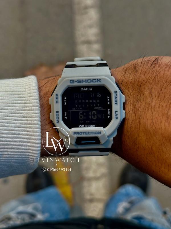 ساعت مچی جیشاک کاسیو دیجیتالی طوسی G-Shock Casio GBD200