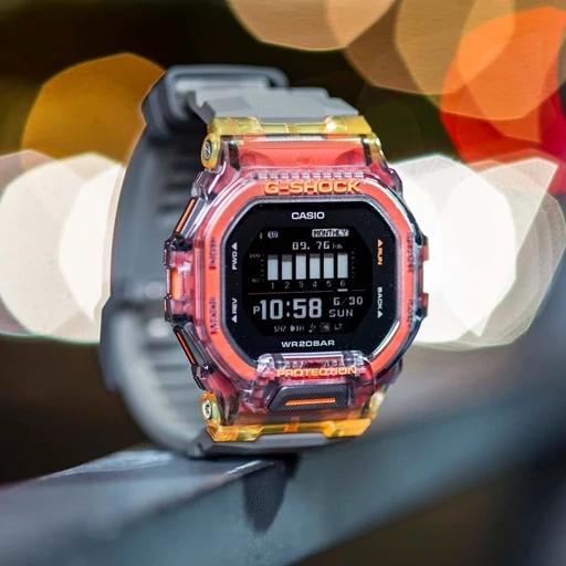 ساعت مچی جیشاک کاسیو دیجیتالی بند طوسی G-Shock Casio GBD200