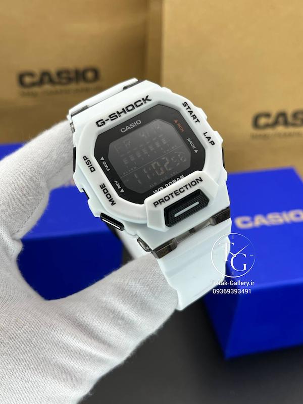 ساعت مچی جیشاک کاسیو دیجیتالی سفید G-Shock Casio GBD200