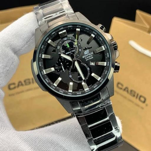 ساعت مچی مردانه کاسیو ادیفایس casio edifice EFR-303D-1A بند و قاب استیل
