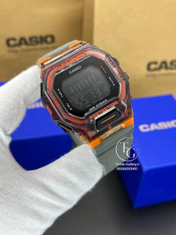 ساعت مچی جیشاک کاسیو دیجیتالی بند طوسی G-Shock Casio GBD200