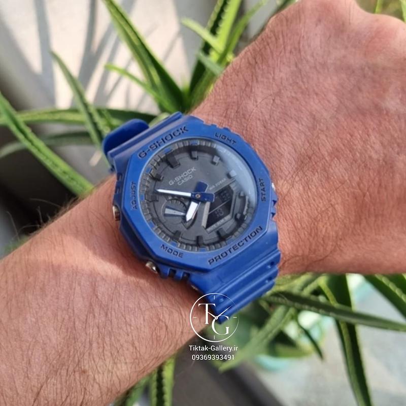 ساعت برند جی شاک مدل GA-2100-2AER سرمه ای