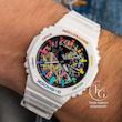 ساعت کاسیو جی شاک مدل GA-2100 سفید داخل رنگ