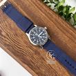 ساعت مچی مردانه سیکو مدل SEIKO 5 بند کنفی موتور باتری خور رنگ سرمه ای