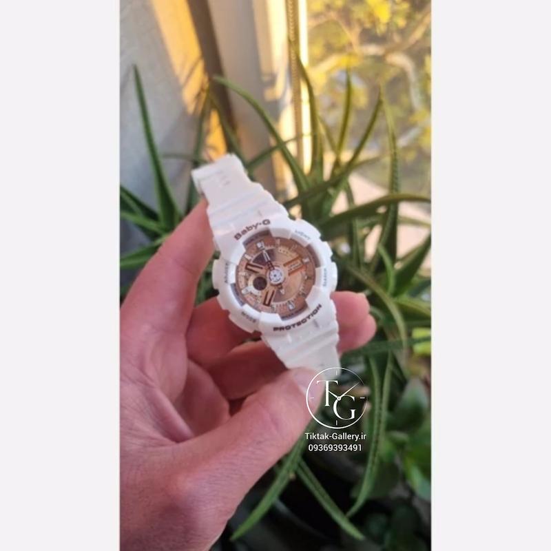 ساعت مچی زنانه جی شاک کاسیو بیبی جی مدل BA-110 (Baby G )-کپی