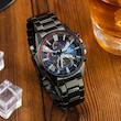 ساعت مچی مردانه کاسیو ادیفایس casio edifice EQB-1200HG-1A بند و قاب استیل رنگ ثابت