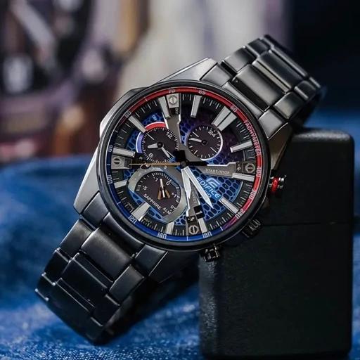 ساعت مچی مردانه کاسیو ادیفایس casio edifice EQB-1200HG-1A بند و قاب استیل رنگ ثابت