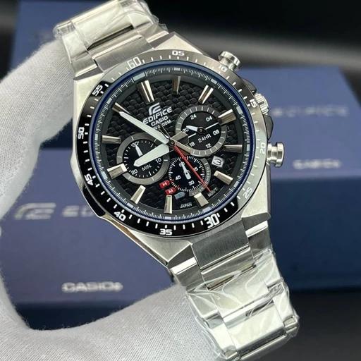 ساعت مچی مردانه کاسیو ادیفایس casio edifice EQS-800CDB-1AV بند و قاب استیل رنگ ثابت