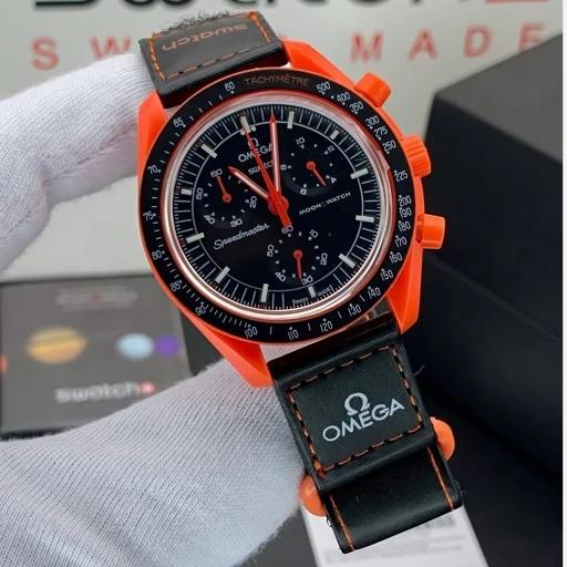 ساعت مچی امگا سواچ گدازه OMEGA X Swatch Mission on Earth LAVA 1 