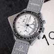 ساعت مچی مردانه و زنانه سواچ(SWATCH) مدل MOONSWATCH 1965 SO33M106 رنگ طوسی