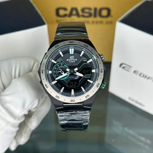 ساعت مچی کاسیو ادیفایس casio edifice ECB-2200DD-1A بند استیل 