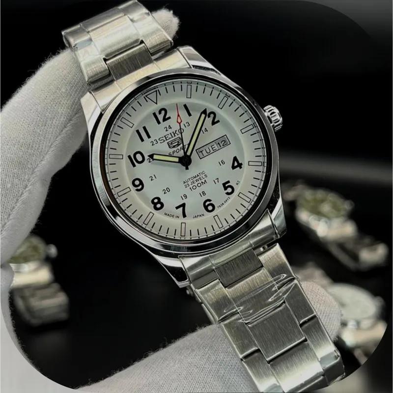 ساعت مچی مردانه سیکو مدل SEIKO 5 صفحه مشکی