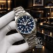 ساعت مچی مردانه سیکو مدل SEIKO 5 صفحه سرمه ای