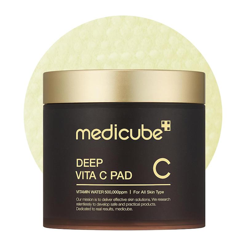 پد روشن‌کننده ویتامین C مدی‌کیوب Medicube Deep Vita C Pad